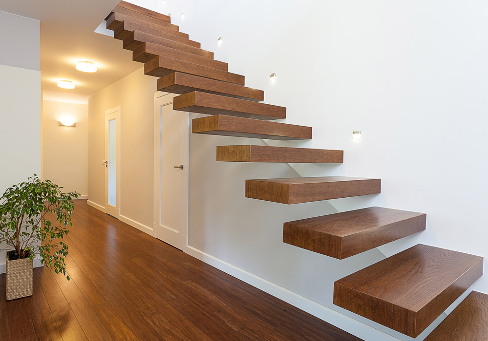 Ideale Konstruktion - freitragende Treppen